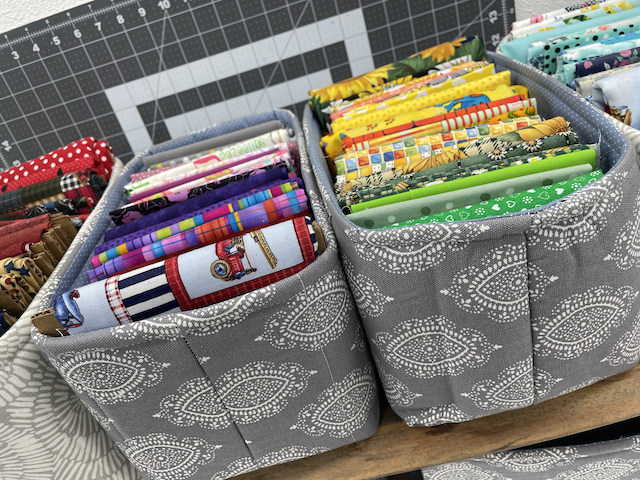 Fabulous Fabric Storage Boxes - Fun Stuff Crafts