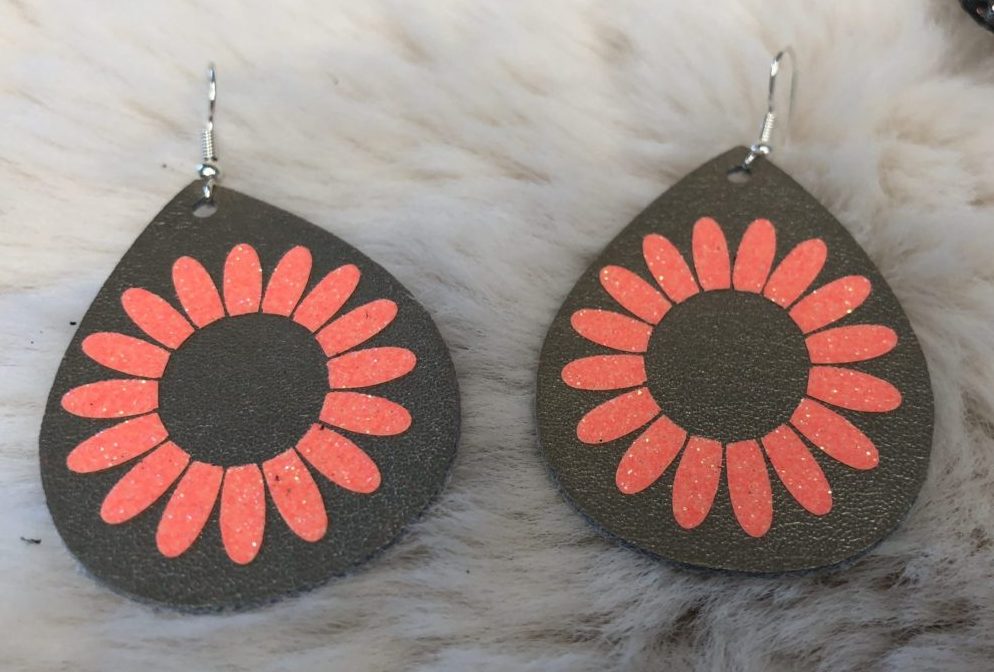 How to Make Faux Leather Earrings with Your Cricut - Sew Crafty Me